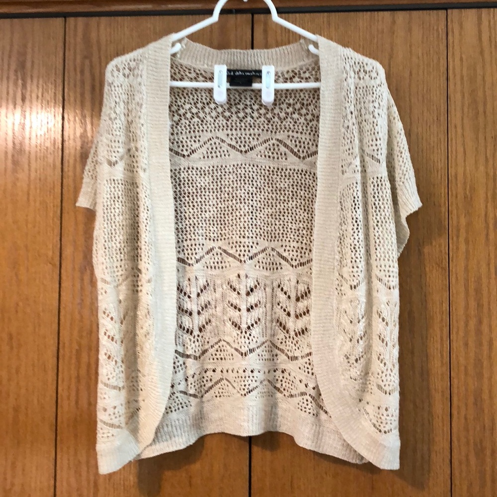Beige United States Sweaters cardigan, sz L